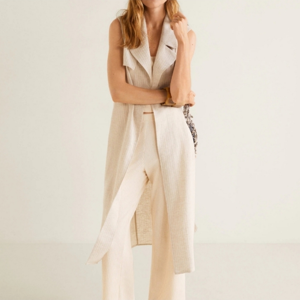 MNGO sleeveless trench vest